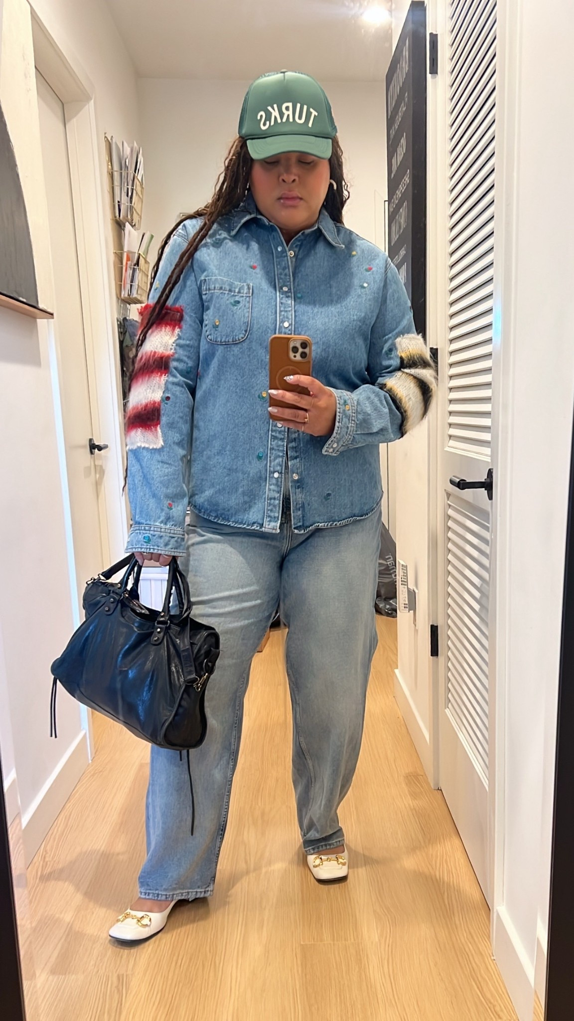 Double denim, a pop of texture, and a little street edge #OOTD #CasualCool 

#LTKStyleTip #LTKSeasonal