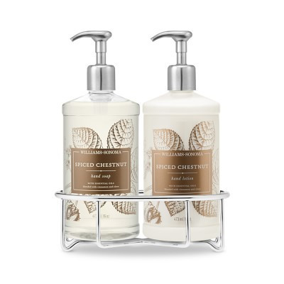 Williams Sonoma Spiced Chestnut Hand Soap & Lotion, Deluxe 5-Piece Set | Williams-Sonoma