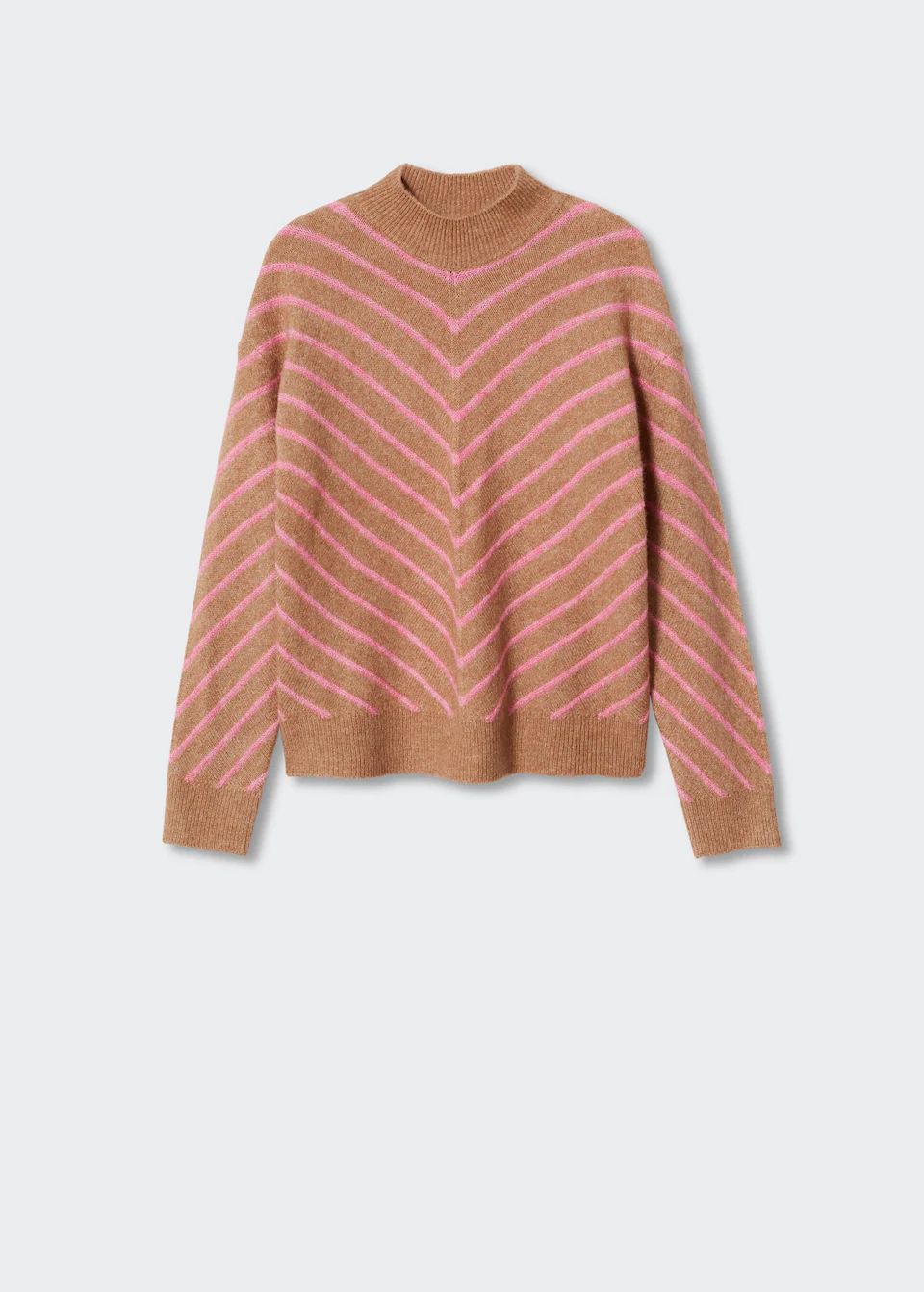 Strip printed sweater | MANGO (US)