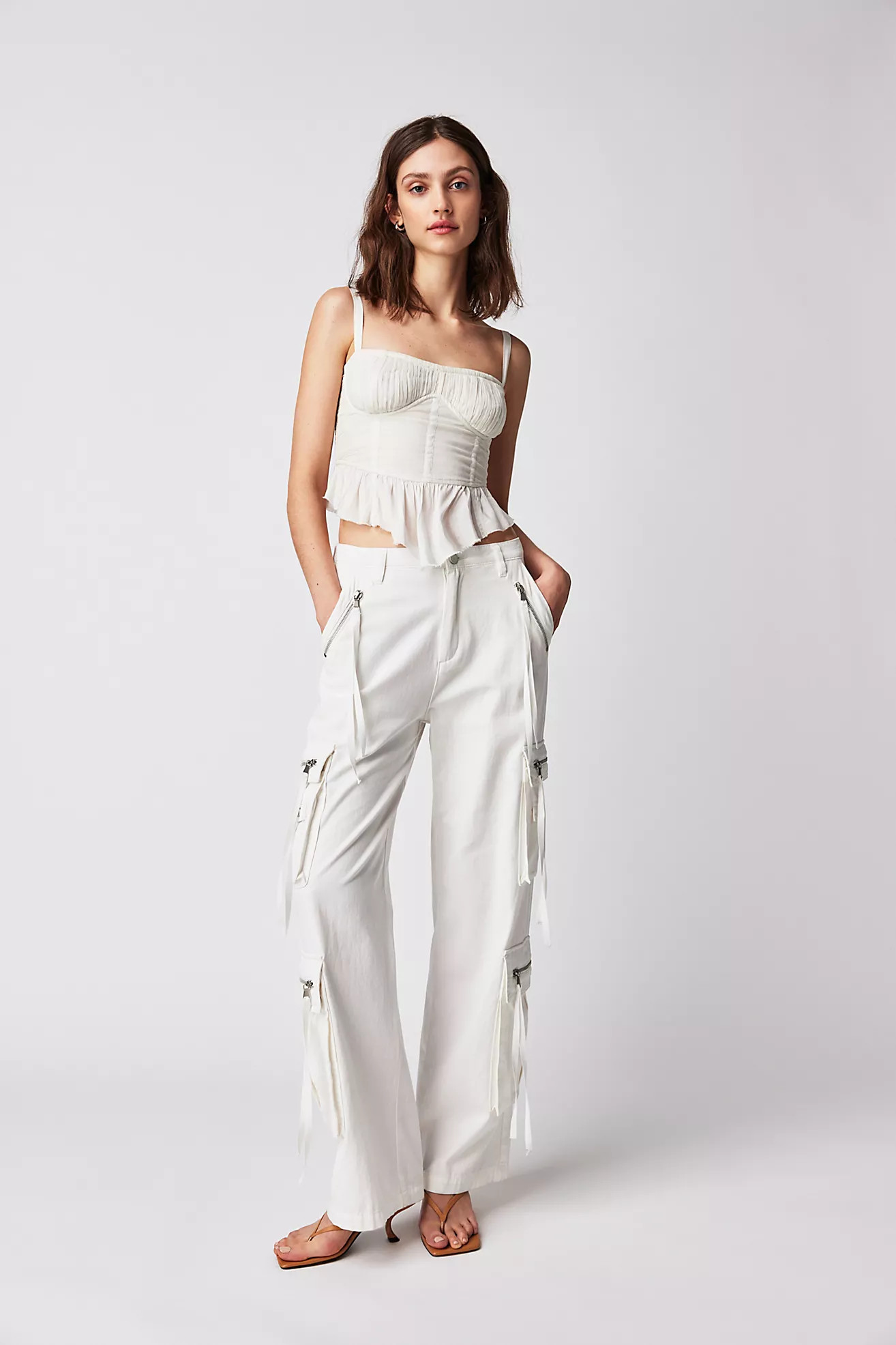 Cargo Zip Jeans | Free People (Global - UK&FR Excluded)