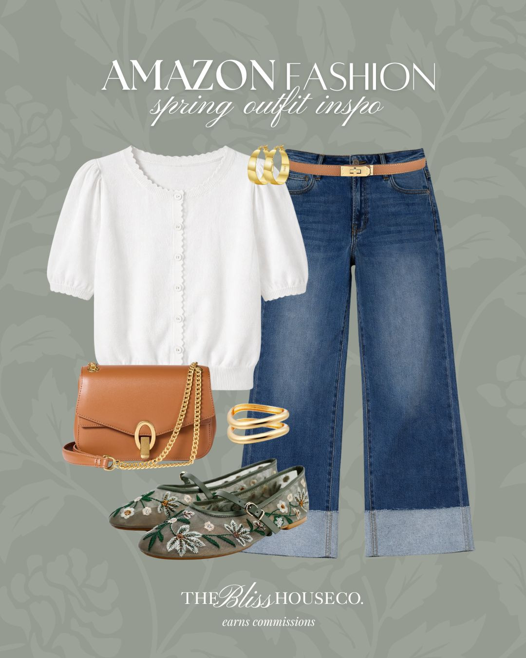 Easy Amazon spring style! 🌷 Feminine details, polished denim and chic accessories for everyday wear.


Amazon fashion, spring outfit, puff sleeve top, wide leg jeans, mary jane flats, crossbody bag, gold jewelry, workwear, casual chic, everyday look, affordable finds.  

 #LTKootd