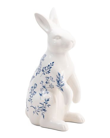 12in Ceramic Bunny Decor | TJ Maxx