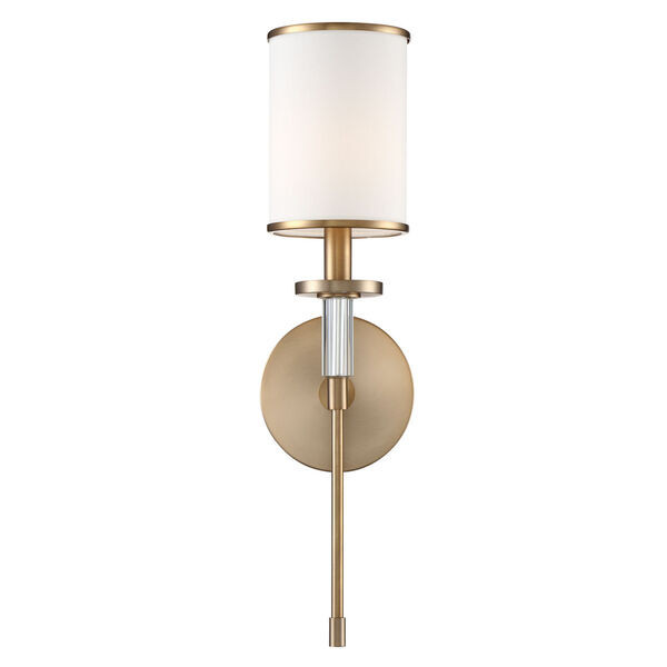 Hatfield Aged Brass One-Light Wall Sconce | Bellacor