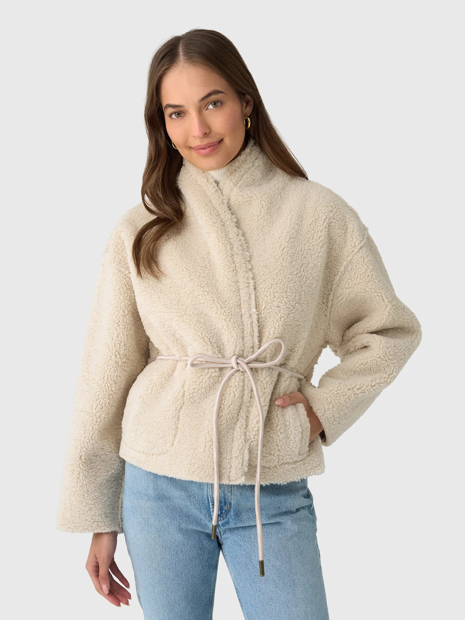 THE GREAT
                      
                     Women's The Reversible Drover Coat | Saint Bernard