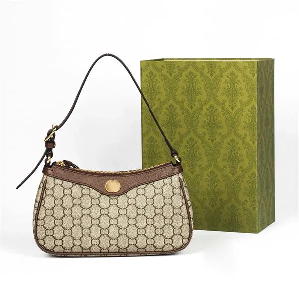 Designer bags ophidia Genuine Leather underarm logo bag Woman denim flower canvas mens wallet Cro... | DHGate