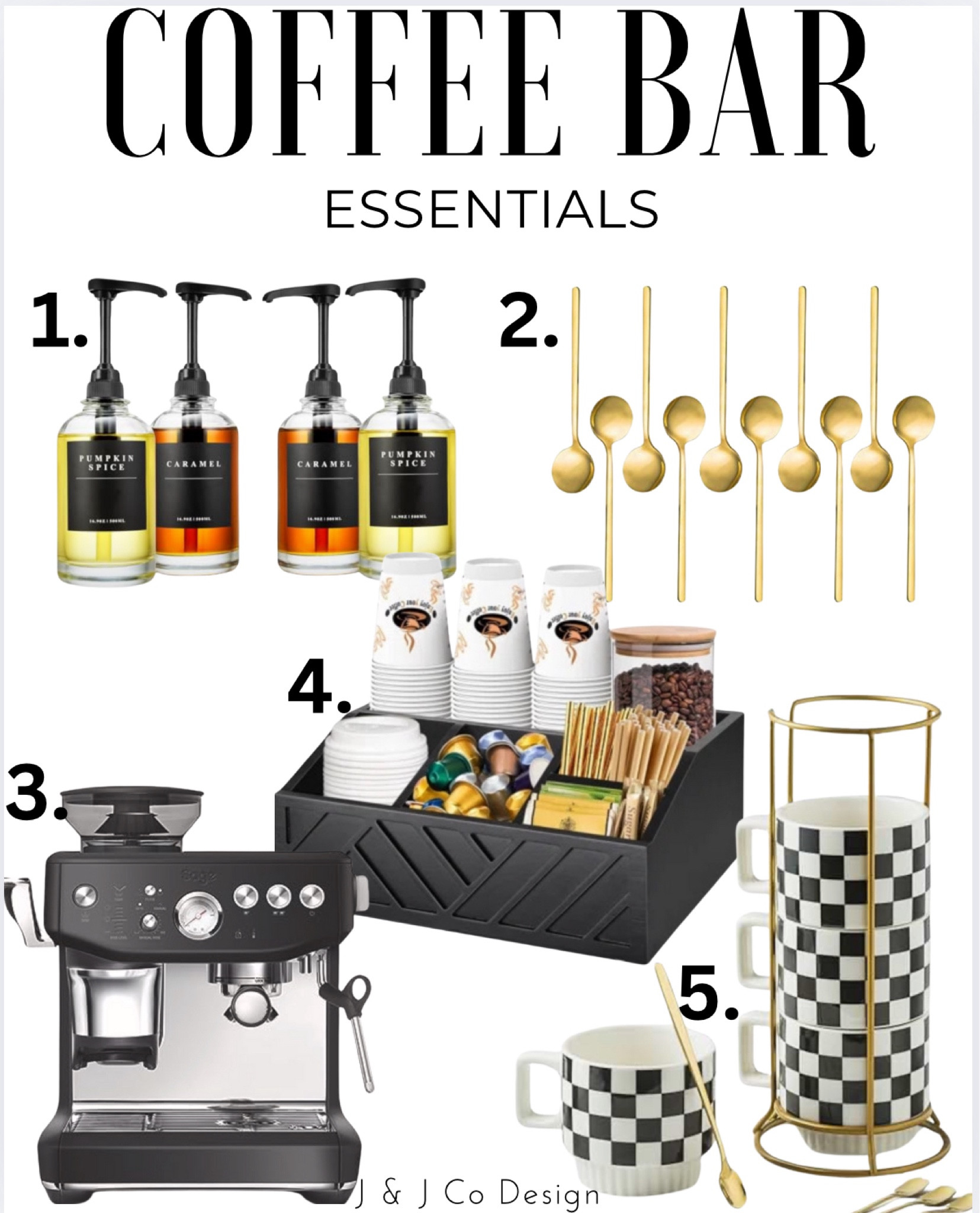 COFFEE BAR ESSENTIALS
These are my top 5 must haves for a coffee bar. 
#homedecor #coffeebarinspo #kitchennecessities #kitcheninspo 

#LTKStyleTip #LTKGiftGuide #LTKHome