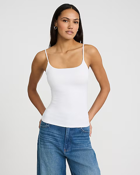 The New Modern Length Supersoft Bra Cami With Cups | Express