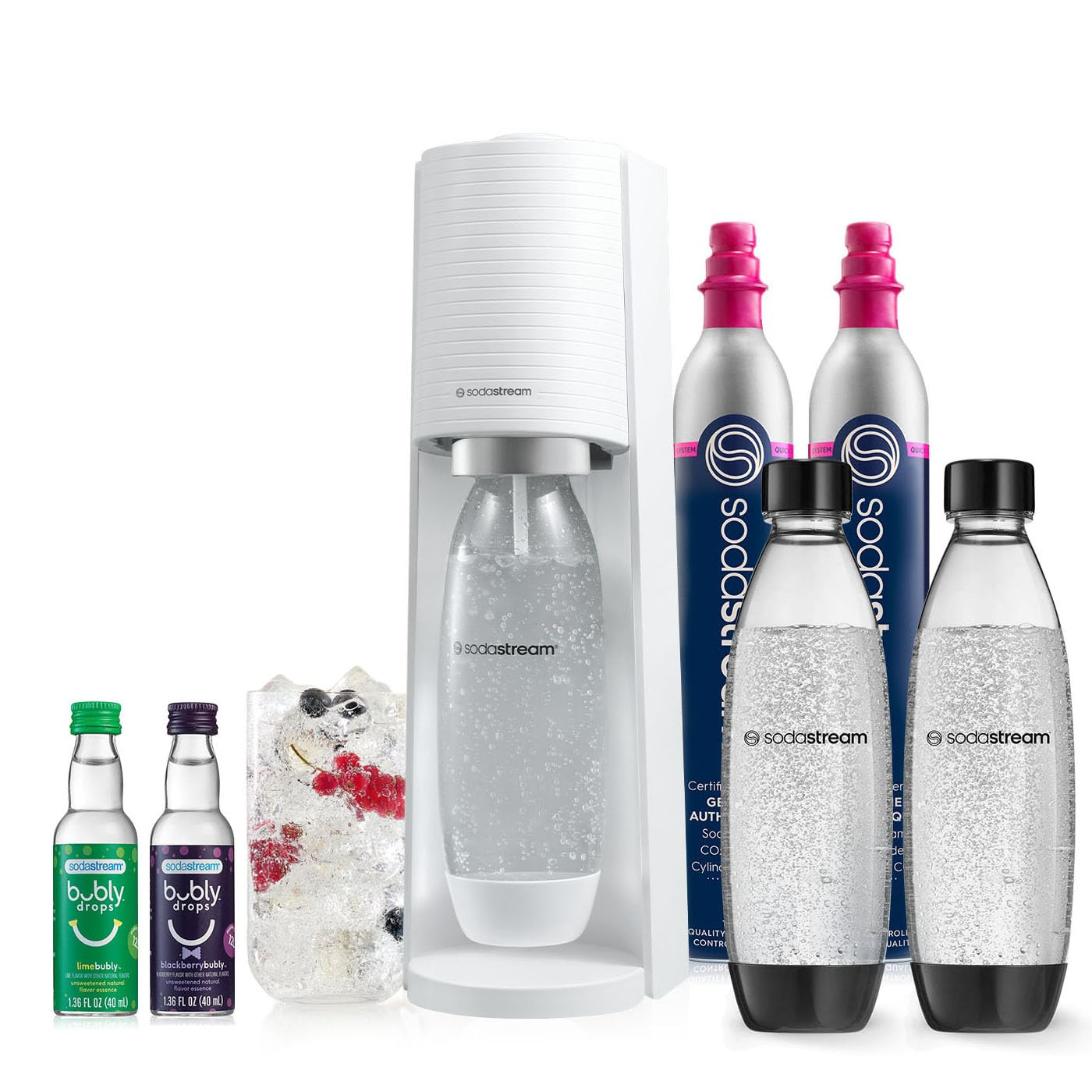 SodaStream - Terra Sparkling Water Maker | VALUE BUNDLE | CQC CO2 system | Includes 2x CO2 Cylind... | Amazon (US)