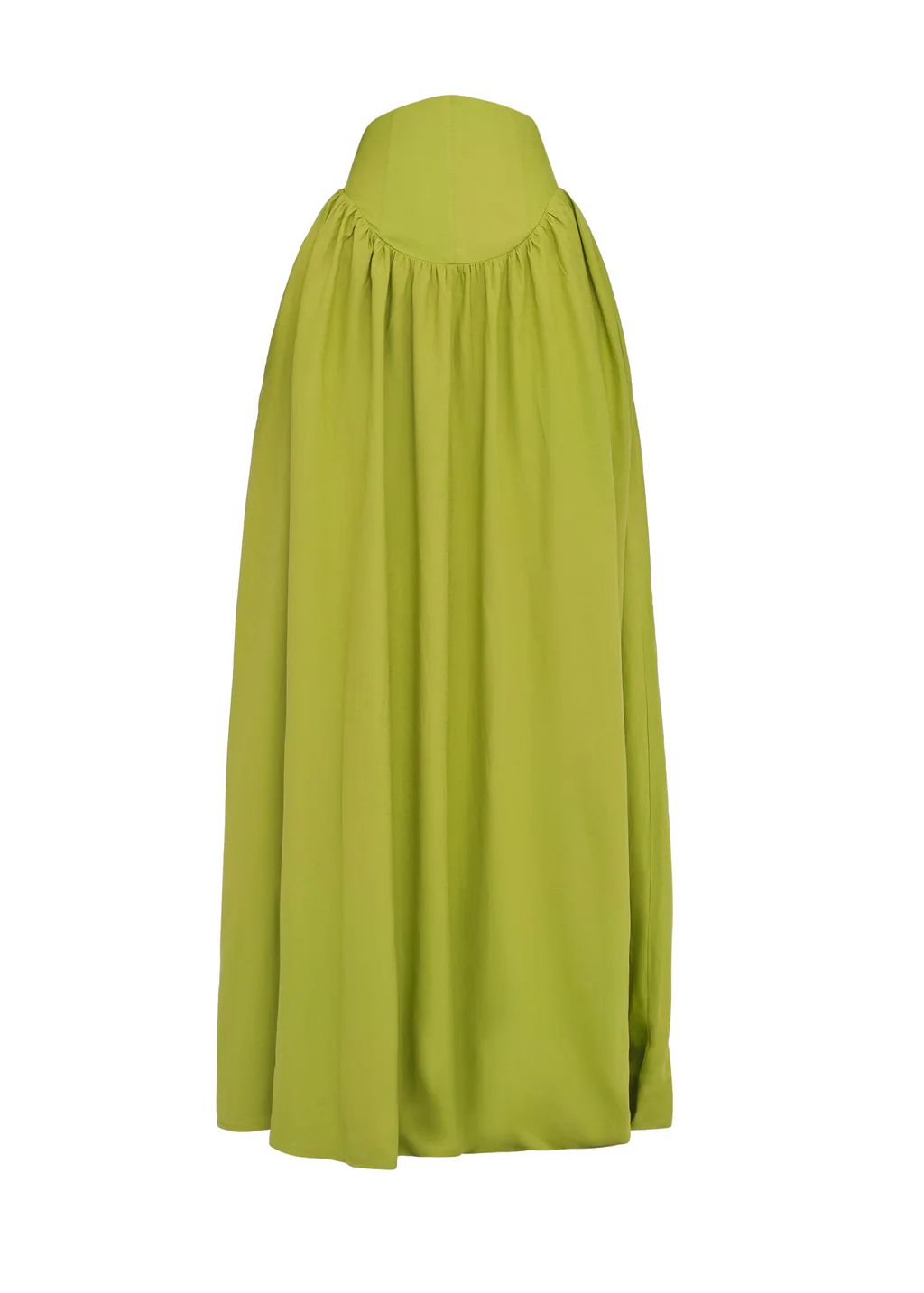 PADO CORSET MAXI SKIRT - LIME | ANDREA IYAMAH