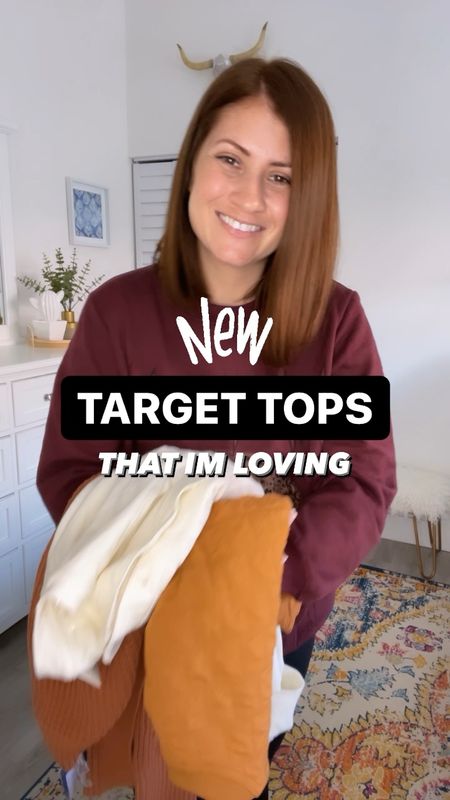 New Target Tops that I’m loving! 

#LTKSeasonal #LTKsalealert