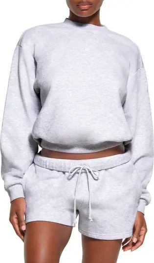 Cotton Blend Fleece Crewneck Sweatshirt | Nordstrom