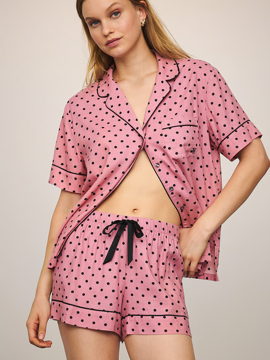 Buy Flannel Short Pajama Set, Print - Order Pajamas Sets online - Victoria's Secret US | Victoria's Secret (US / CA )