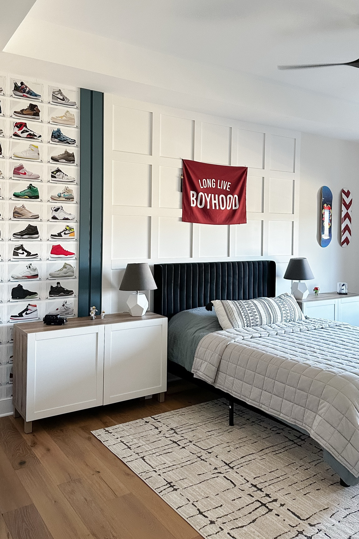 Create the coolest room for your shoe loving boy with the products listed below! 

#LTKStyleTip #LTKKids #LTKHome