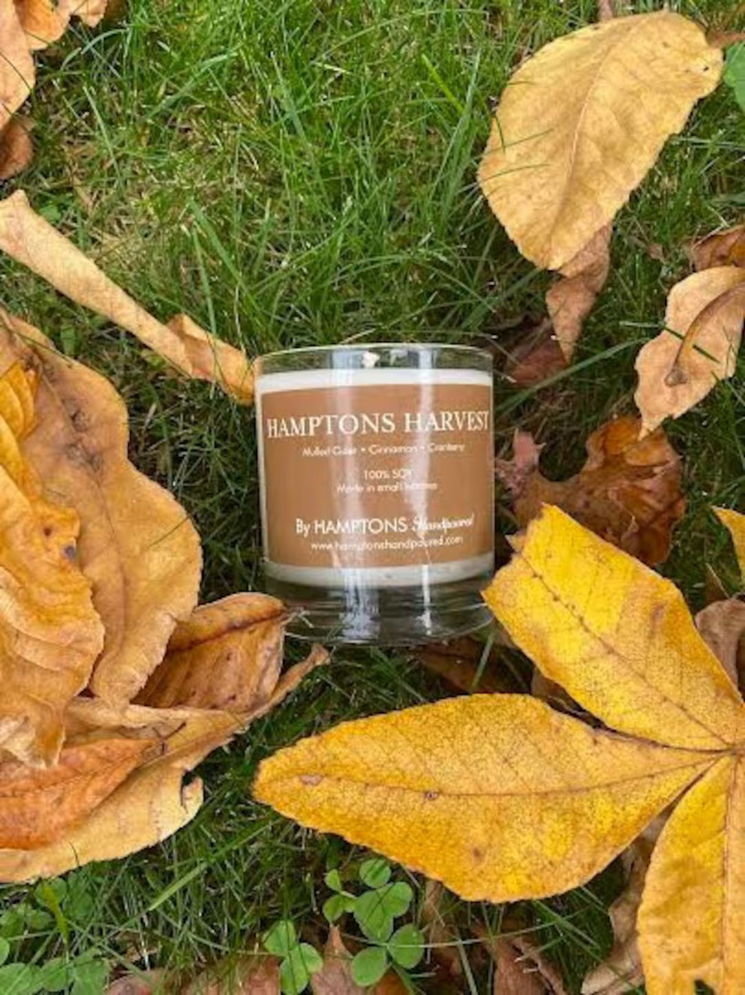 Hamptons Harvest Thanksgiving 8 Oz. Tumbler Mulled Cider Cinnamon Cranberry HAMPTONS Handpoured A... | Etsy (US)