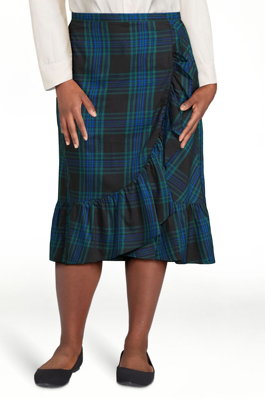 Free Assembly Women's Ruffle Midi Skirt | Walmart (US)
