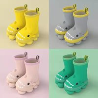 Childrens Kids Toddlers Baby Shark Wellies Wellington Boots Winter Rain Waterproof | Slides Swimming | Etsy (UK)