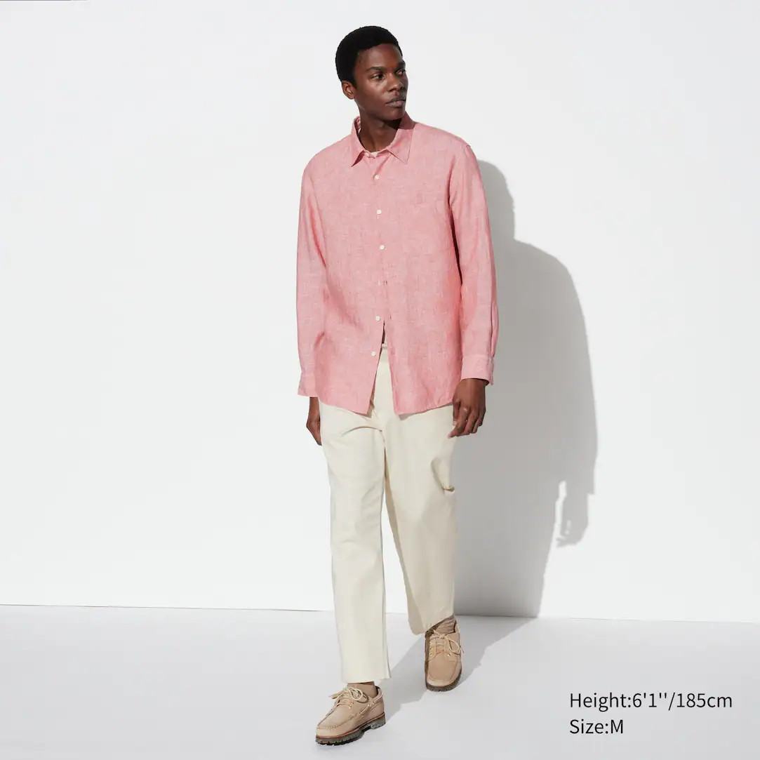 Cotton Relaxed Fit Ankle Length Trousers | UNIQLO (UK)