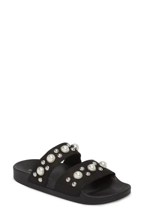 Steve Madden Polite Embellished Slide Sandal (Women) | Nordstrom