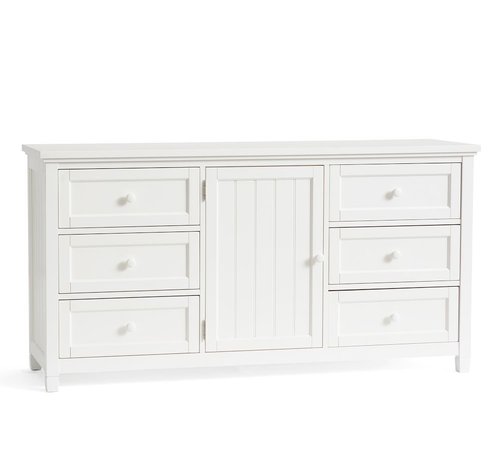 Beadboard 6-Drawer Wide Dresser | Pottery Barn (US)