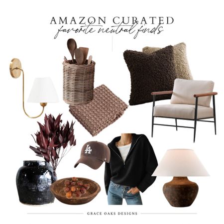 amazon neutral fall finds 

Amazonhome. Founditonamazon amazon home decor. Fall home decor. Brown baseball hat. Free people look for less. Free people sweater. Fall sweaters. Amazon fall style. Amazon fall sweaters. Fall florals. Black vase. Kitchen decor. Sconce. Brass sconce. Teddy pillows. Amazon throw pillows. Amazon kitchen decor. Wood bowl  

#LTKhome #LTKSeasonal #LTKfindsunder50
