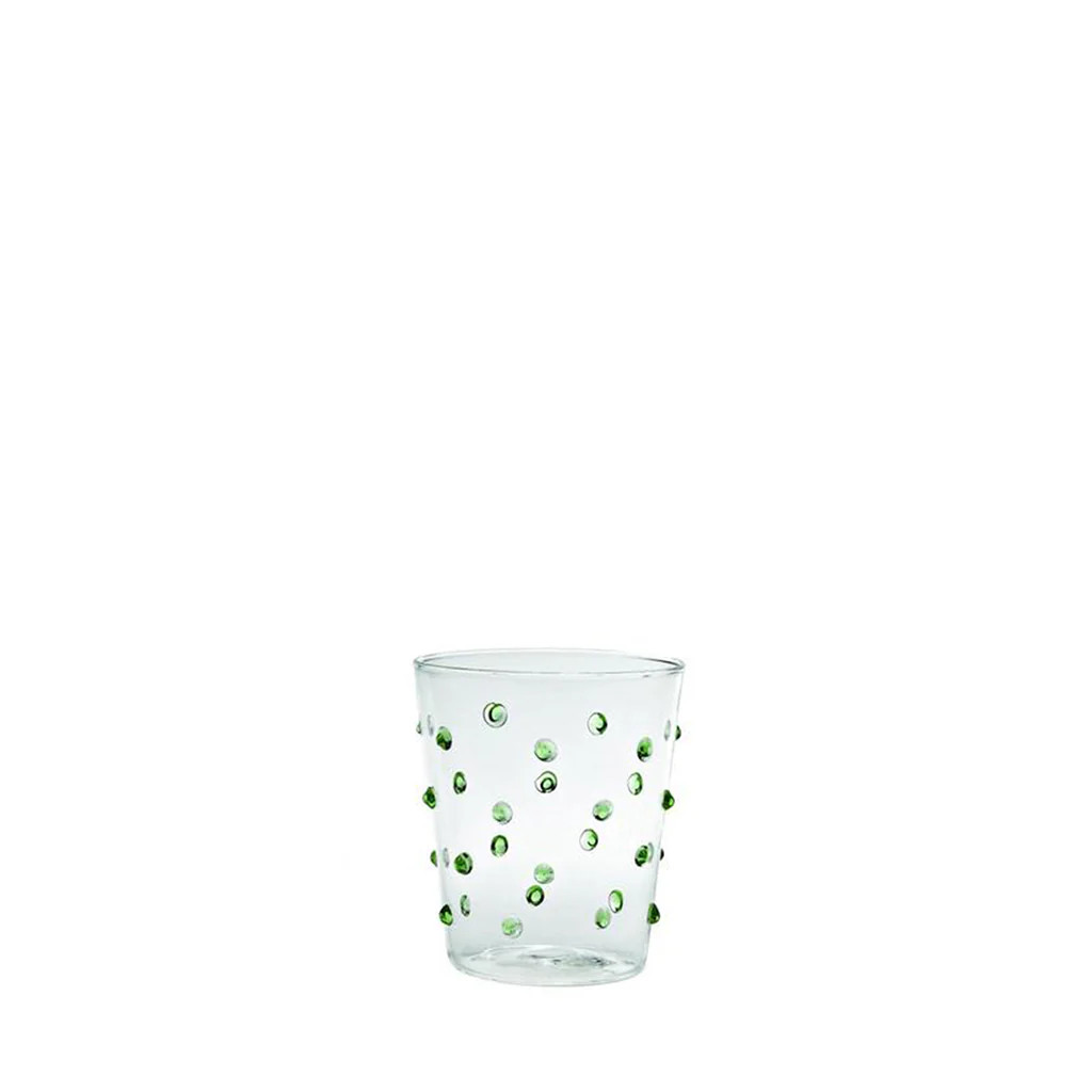 Dot Glass, Green | Blue Print