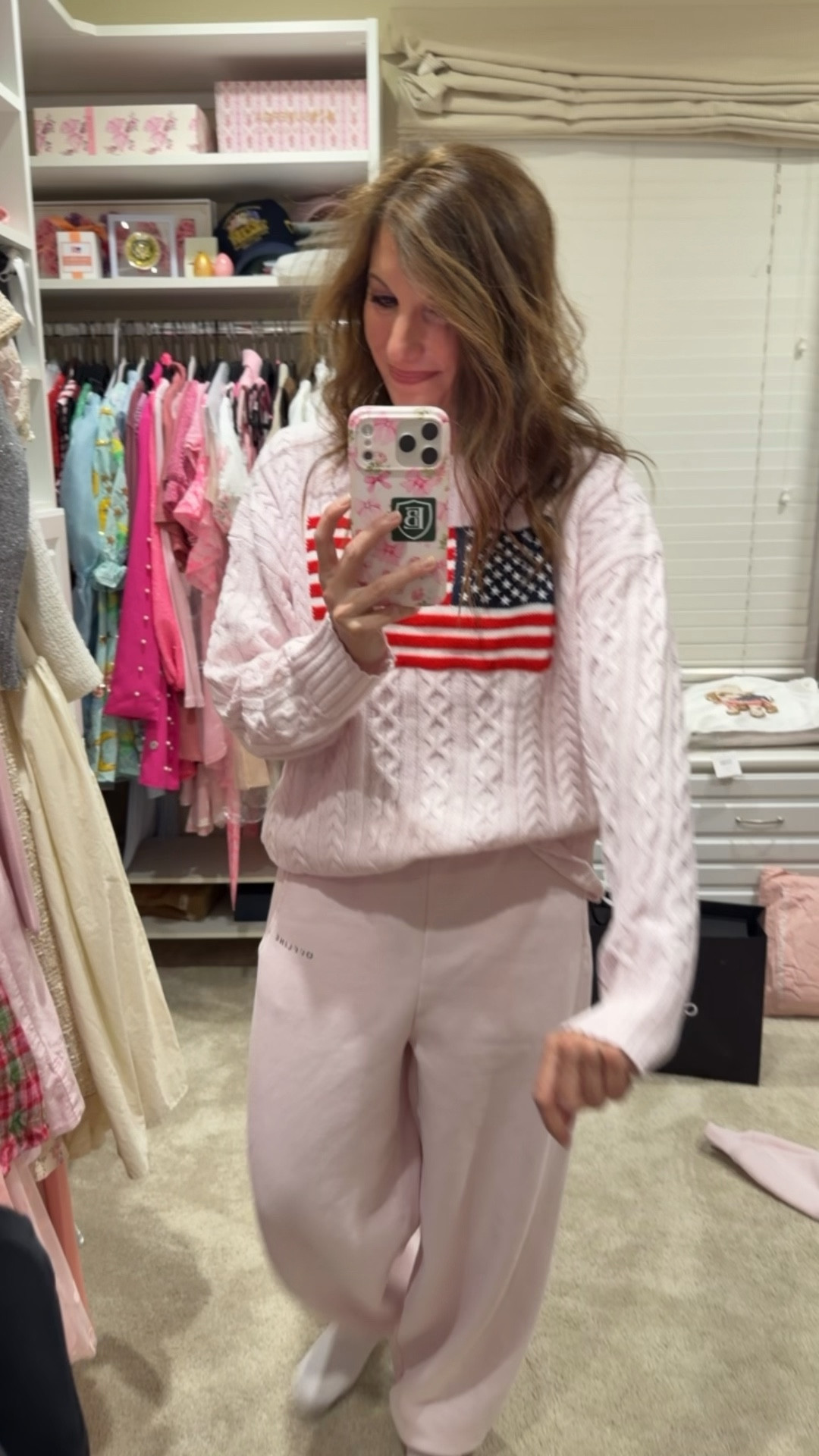 Any color works - it’s perfect for Summer! #targetfinds #americanflagsweater