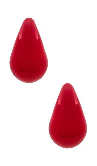 Teardrop Earrings in Red | Revolve Clothing (Global)
