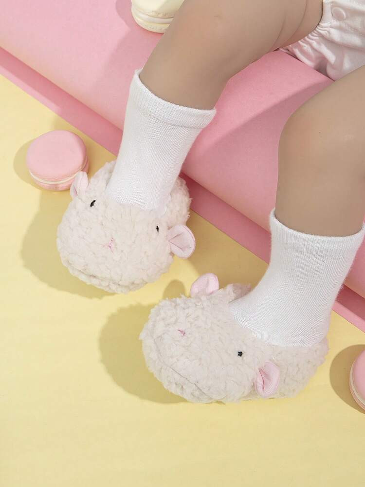 New
     
      Baby Boys Sheep Design Fabric High-top Casual Boots For Daily Life | SHEIN