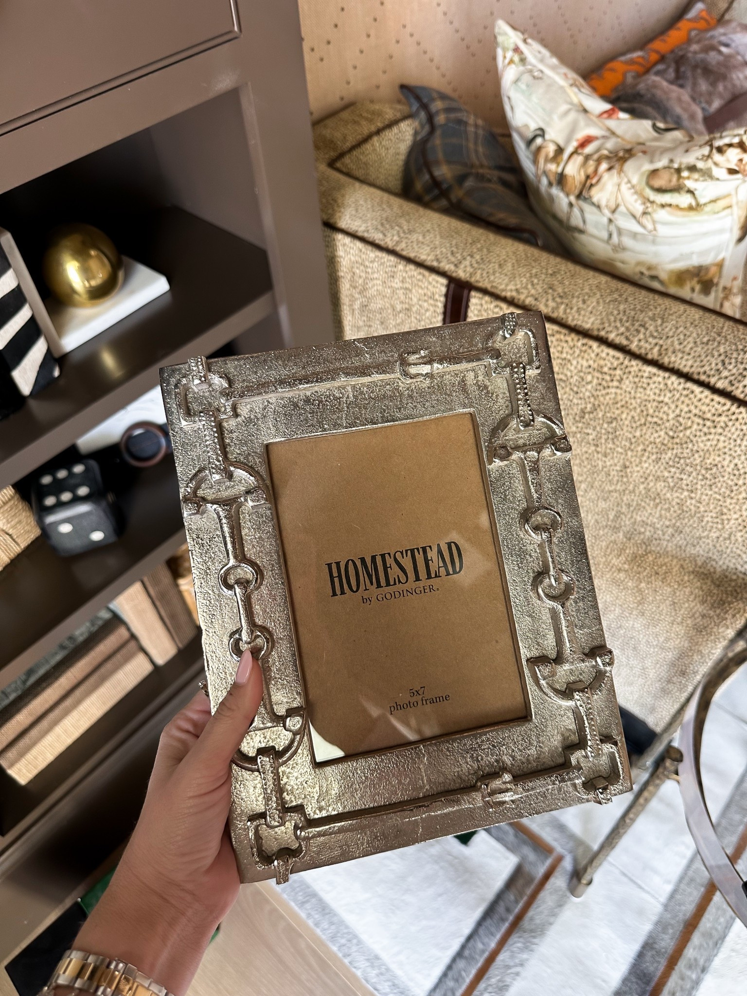 Horsebit picture frame 

#LTKHome #LTKSaleAlert #LTKMens