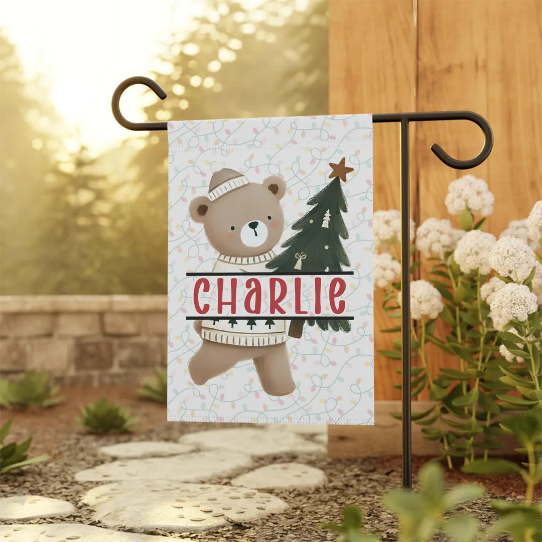 Custom Christmas Flag for Child, Christmas Cemetery Flag for Baby, Angel Baby, Angel Christmas, I... | Etsy (US)