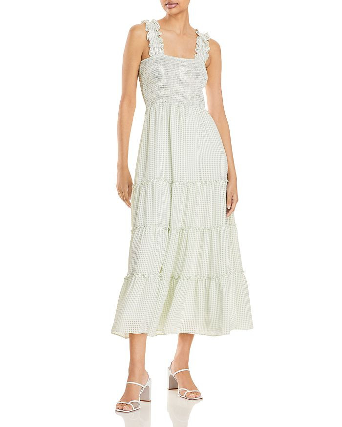 Smocked Gingham Maxi Dress | Bloomingdale's (US)