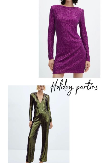 Holiday party, sequins, jumpsuit 

#LTKHoliday #LTKstyletip #LTKfindsunder100