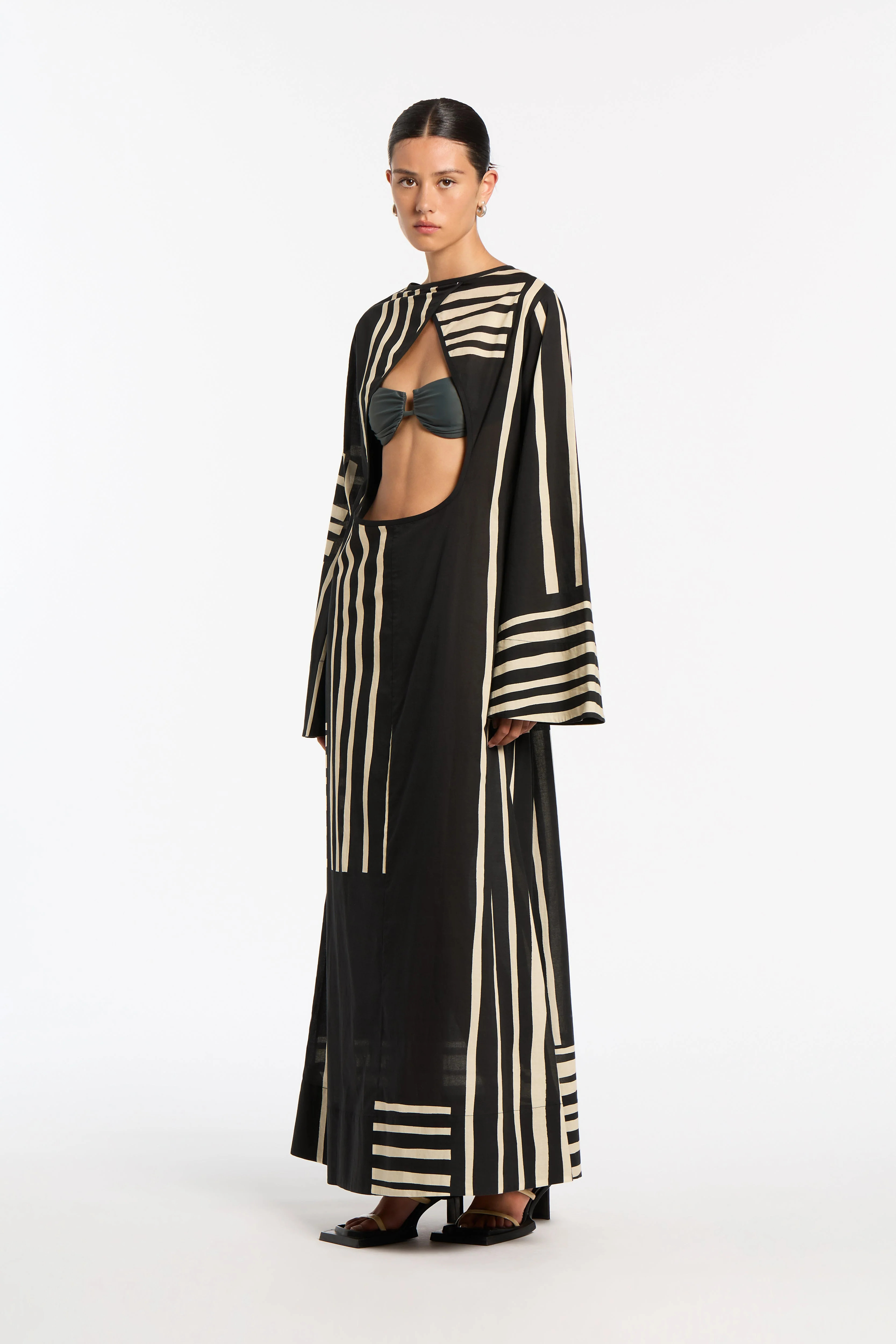 Linocut Open Maxi Dress | Sir The Label (US)