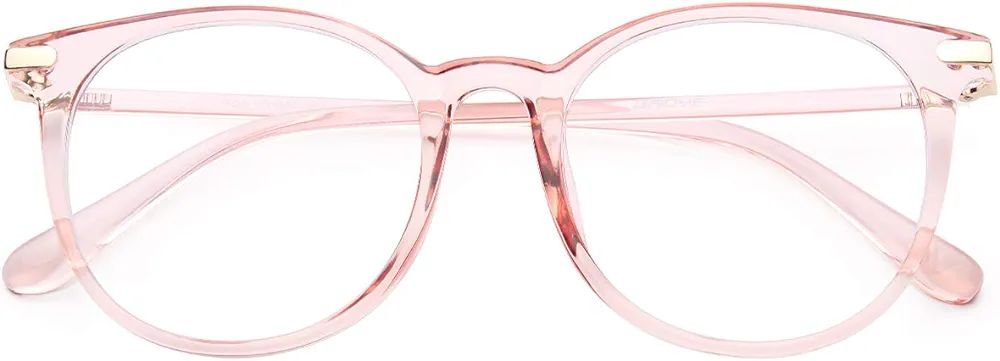 Gaoye Blue Light Blocking Glasses, Retro Round Eyewear Frame Anti Eyestrain Computer Glasses for ... | Amazon (US)