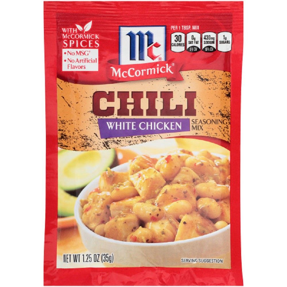 McCormick White Chicken Chili Seasoning Mix 1.25 oz | Target