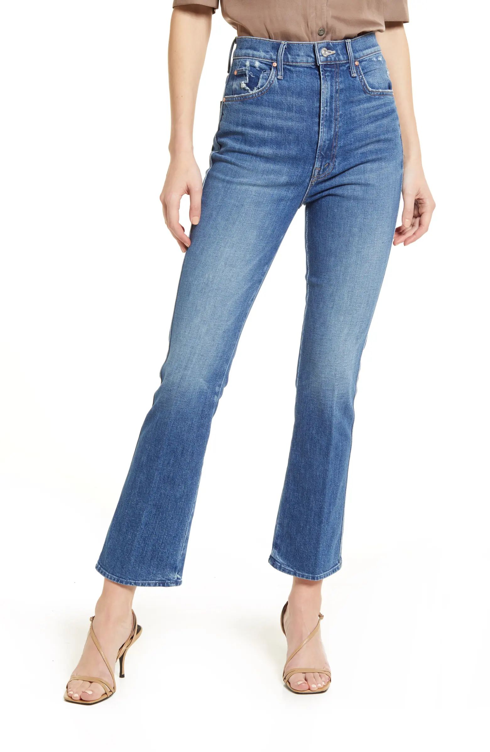 Smokin' Double Ankle High Waist Flare Leg Jeans | Nordstrom