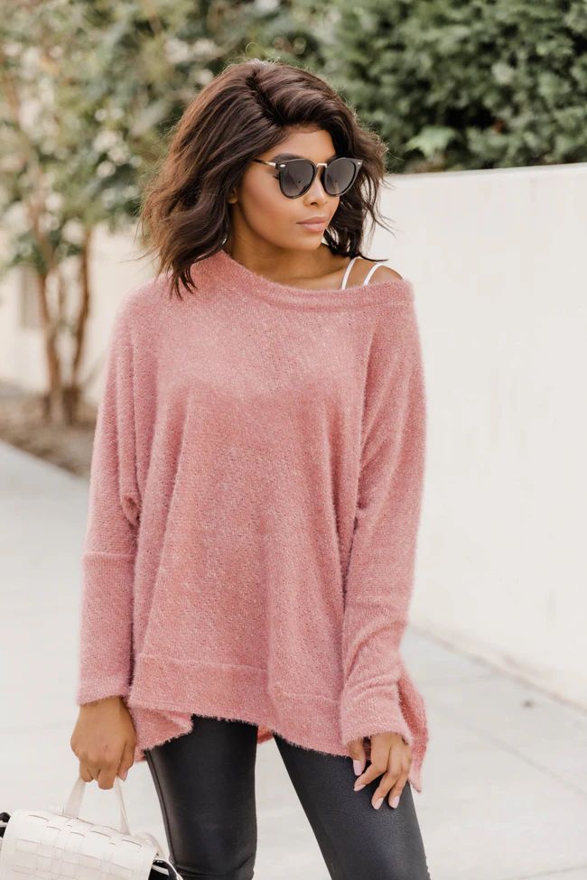 Uncomplicate My Life Rose Pullover | The Pink Lily Boutique