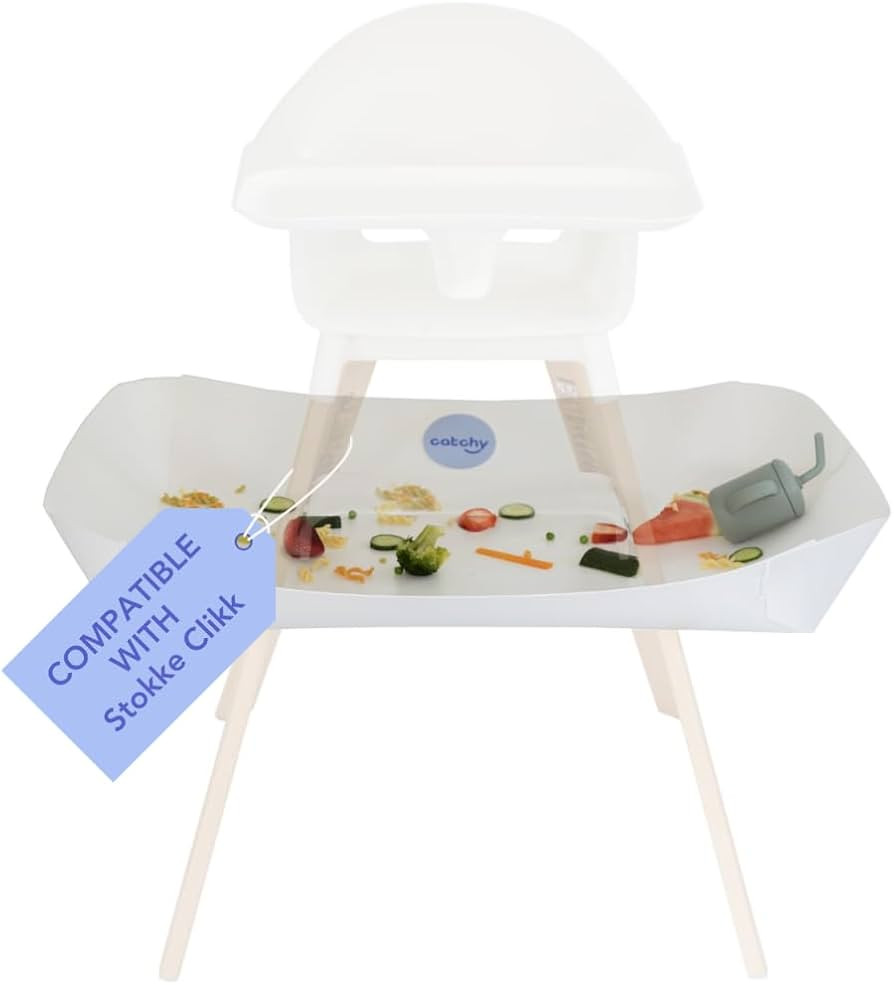 CATCHY - Food Catcher - Compatible with Stokke Clikk High Chair + 12 Other High Chairs - Highchai... | Amazon (US)