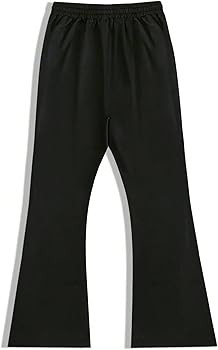 SHENHE Men's Graphic Cross Print Flare Sweatpants Drawstring Gothic Y2k Casual Pants | Amazon (US)