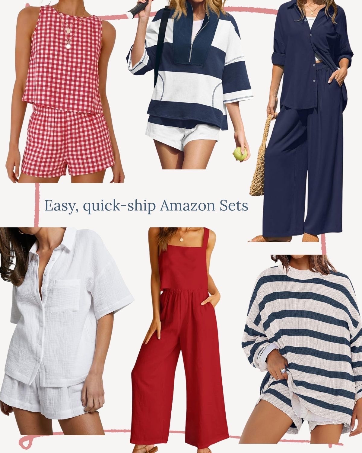 Easy Amazon sets that arrive before July Fourth!

#LTKmomlife #LTKSeasonal #LTKSaleAlert