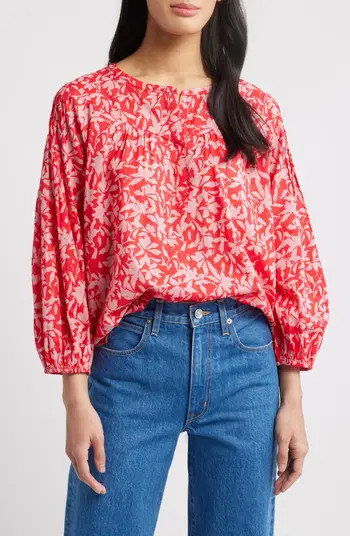 Pintuck Pleat Top | Nordstrom