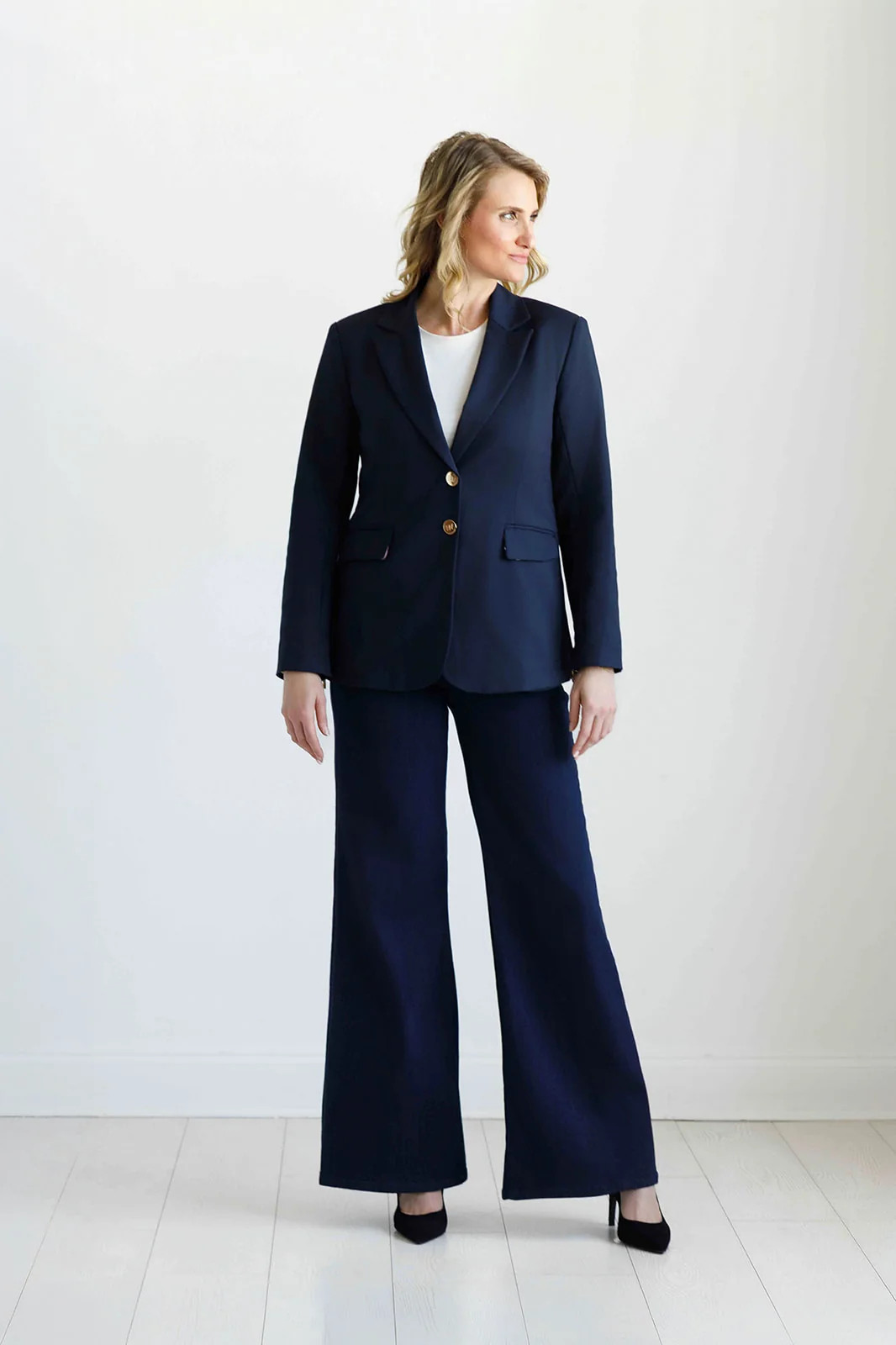 Your Honor | Navy Blue Adaptable Blazer Jacket | PWR WMN LLC