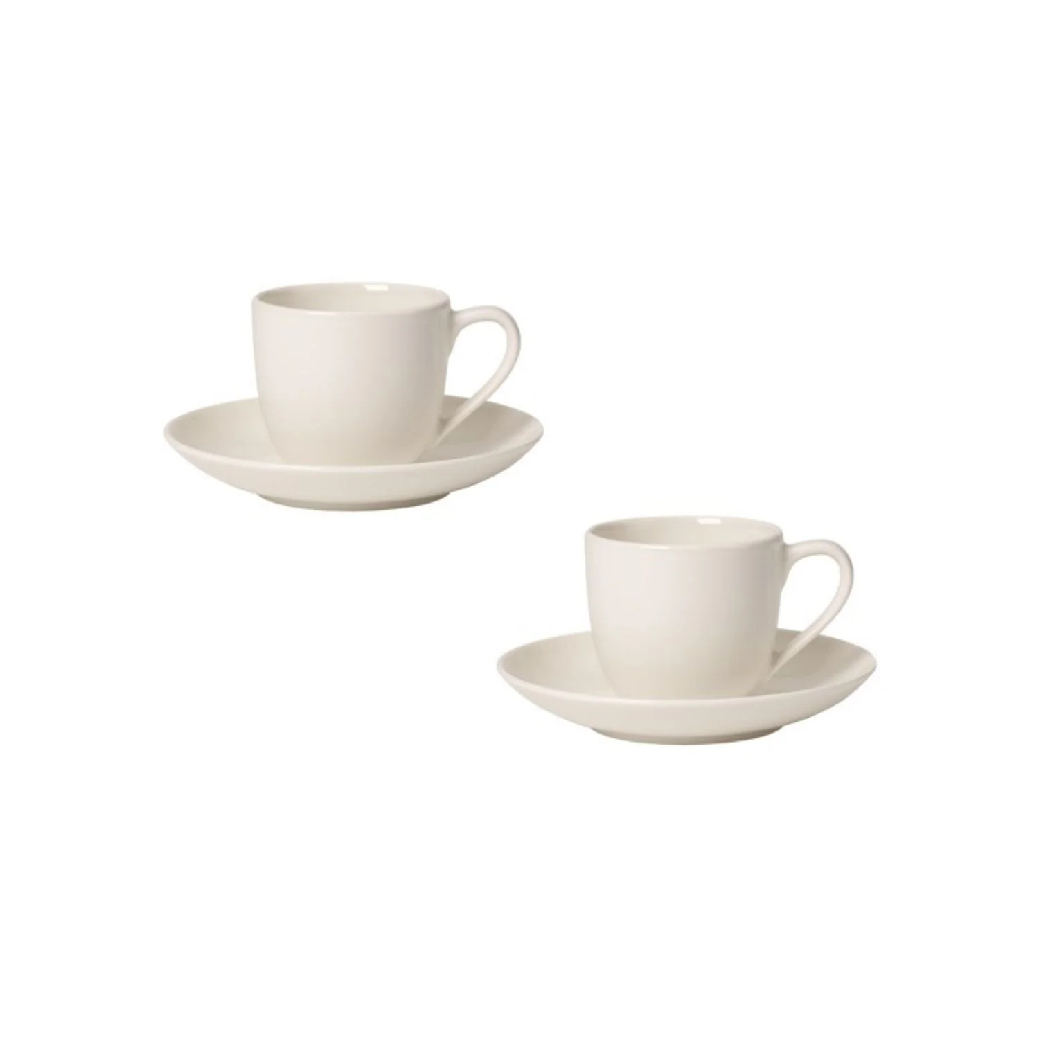 Villeroy & Boch For Me Espresso Cup & Saucer 4-Piece Set | Sabavi Home