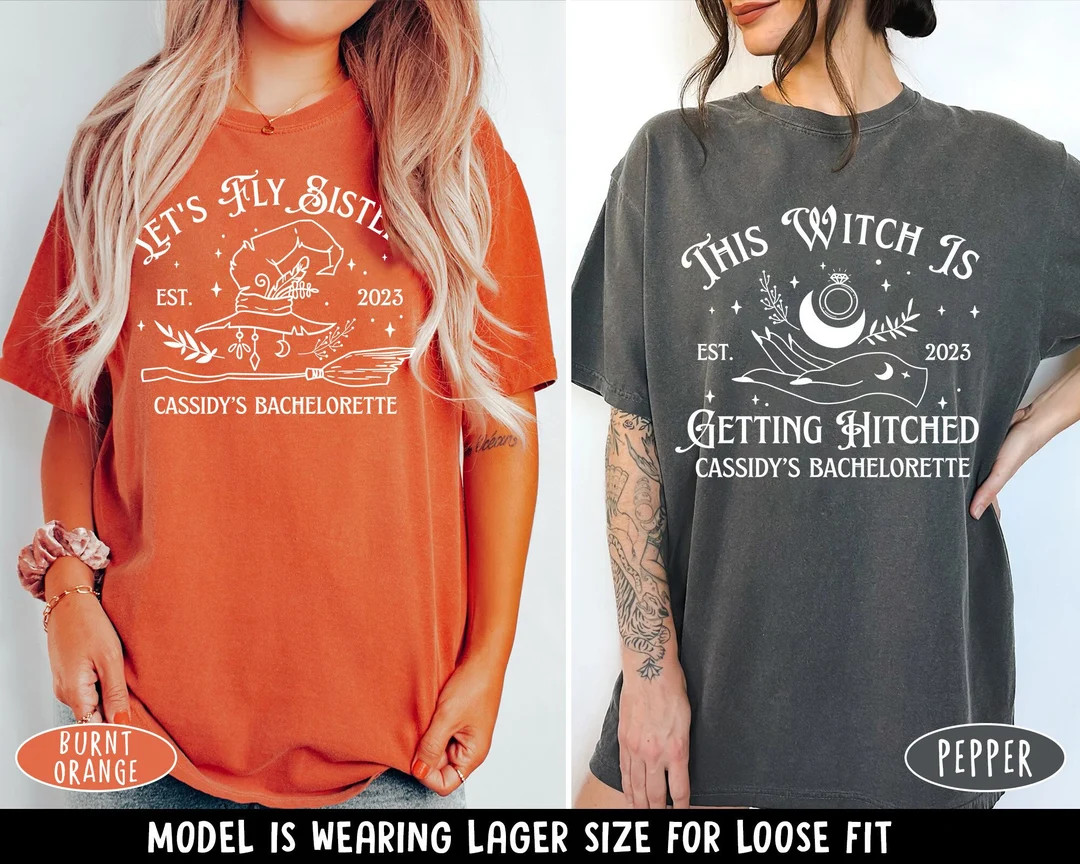 Witch Bachelorette Shirt Halloween Bachelorette Party Shirt - Etsy | Etsy (US)
