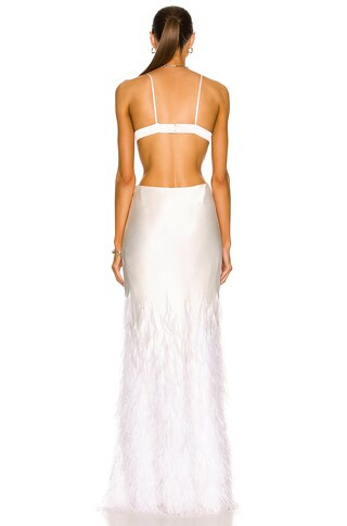 Cult Gaia Raisa Gown in Off White | FWRD | FWRD 