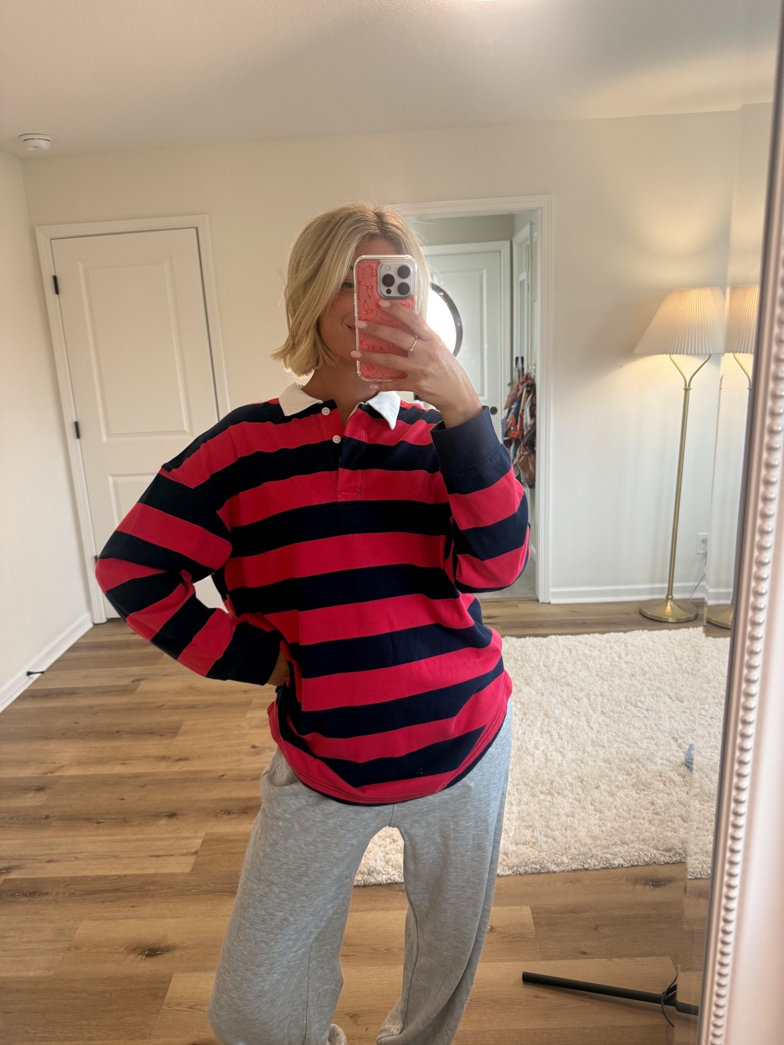 Love this stripe top. I have a small