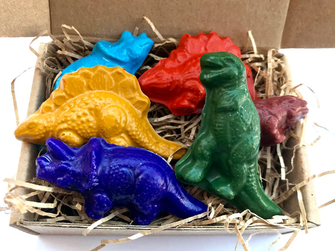 Dinosaur Gift for Kids Dinosaur Crayons Dinosaur Party - Etsy | Etsy (US)