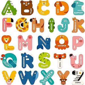 Mideer Large Magnetic Letters, Alphabet Magnets for Kids, ABC Magnets Refrigerator Magnets, ABC L... | Amazon (US)