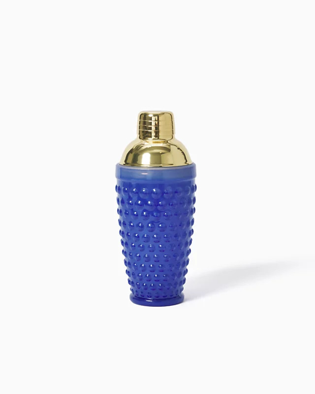 Glass Hobnail Cocktail Shaker | Lilly Pulitzer | Lilly Pulitzer