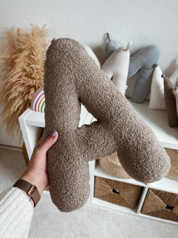 Boucle alphabet pillow | Initial pillow | Boucle pillow | Letter pillow | Boucle letter pillow | ... | Etsy (US)